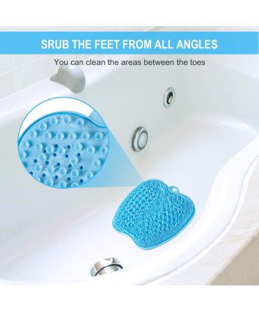 BESKAR Foot Scrubber XL with Non-Slip Suction Cups - Shower Mat for Cleansing, Exfoliating, and Massaging Feet - Improve Circulation and Soothe Achy Feet - Buy Online on GoSupps.com