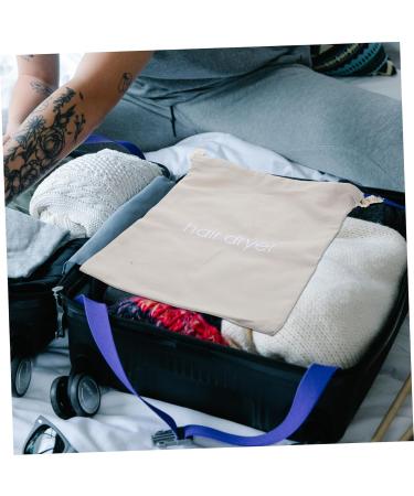 OHPHCALL Hair Dryer Storage Bag Hotel Storage Bag Hair Dryer Drawstring Pouch Hair Dryer Storage Pouch Hair Dryer Supplies Hair Dryer Travel Bag Guest Room Supplies Hair Dryer Organizer 33x30cm Light Grey - Buy Online on GoSupps.com