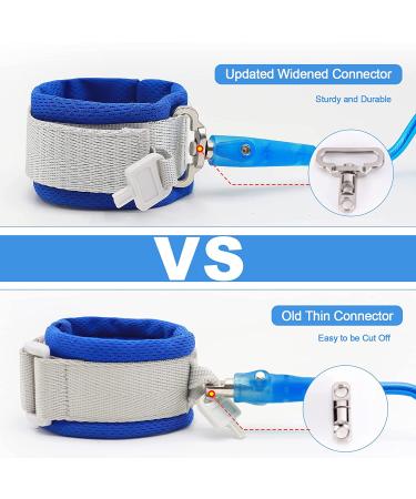 Kid's Toddler Harness & Leash Combo - Child Leash 2 in 1 Wrist-to-Wrist Safety Backpack - Blue 8.2 Feet - Buy Online on GoSupps.com