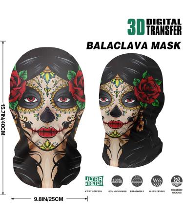 Xasbseulk Scary Halloween Masque - Scary Masque Realistic Adult Mesh Ghost Masques | Evil Ghost Masque Halloween Adult Mesh Costume for Holiday Props - Buy Online on GoSupps.com