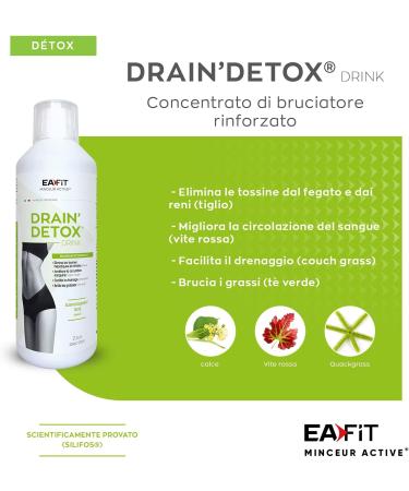 EA FIT DRAIN'DETOX Draineur D toxifiant (500 ml) - Buy Online on GoSupps.com