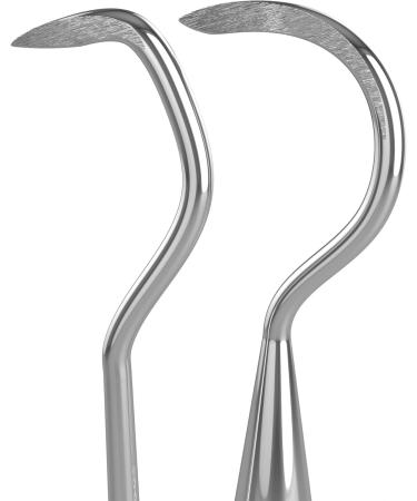 Dental Plaque Remover Tool - Stainless Steel Tartar Scraper for Teeth Cleaning - Dentist Approved Dental Scaler Pick - Buy Online on GoSupps.com