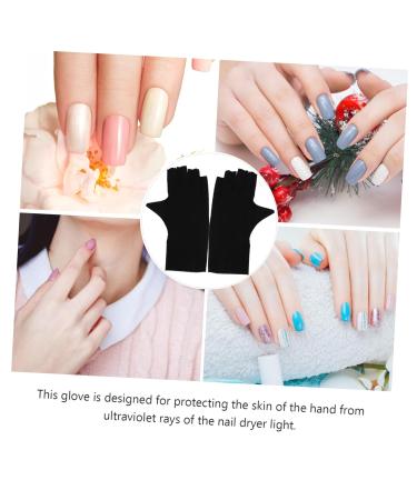 FRCOLOR 2 Pairs Sun Gloves Pink Gloves Nail Uv Gloves Uv Protection Gloves for Gel Nail Lamp Gel Nail Lamp Uv Gloves Nail Art Supplies Uv Nail Gloves Nylon Nail Supplies Summer 21x12x0.1cm As Shown - Buy Online on GoSupps.com