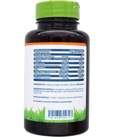 Vidanat Omega-3 Salmon Oil 60 Capsules Supports Heart Brain & Joint Health Rich in EPA & DHA Premium Fish Oil Supplement 60 Capsules (Pack of 1) - Buy Online on GoSupps.com