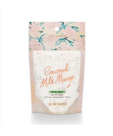 Illume Go Be Lovely Coconut Milk Mango Bath Soak  2 L x 2 W x 1 H