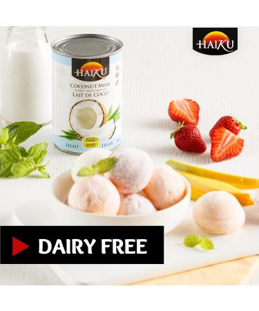 Light Coconut Milk Haiku Less Fat Premium Asian Cuisine Great Tasting Add to Your Favourite Dish Dairy Free Gluten Free 398ml - Buy Online on GoSupps.com