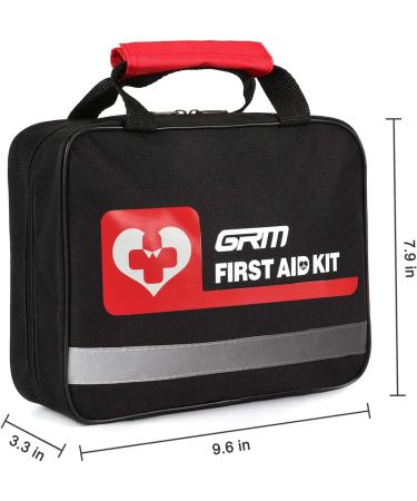 GRM Upgraded 465-Piece First Aid Kit for Car, Home, Outdoors, Camping, Travel & Survival - Ideal for Office, Workplace, Businesses - Emergency Supplies - Buy Online on GoSupps.com