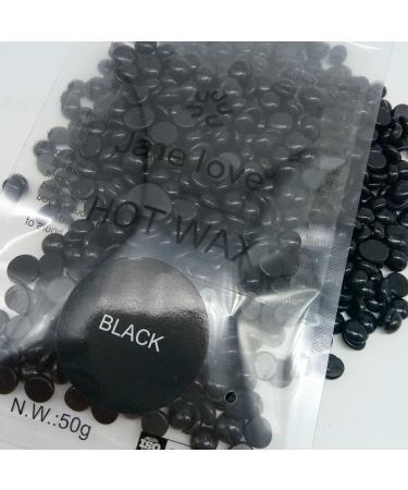 SUPVOX 50g Painless Hard Wax Beans Effective Hair Removal for Face Bikini Legs & Armpit (Black) - International Shipping Available - Buy Online on GoSupps.com