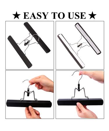 2 PCS Hair Extensions Storage Bag - Portable Wig Holder with Wooden Hanger | Dust Proof & Durable Zipper | Black - Buy Online on GoSupps.com