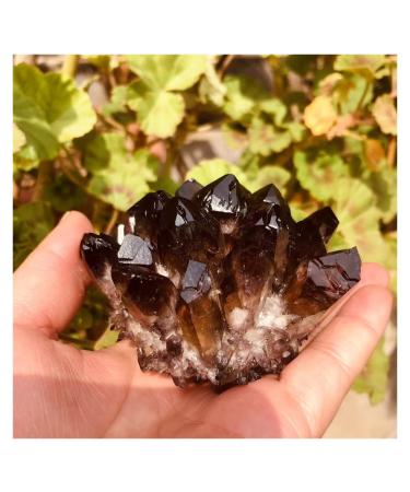 Bulk Rough Natural Black Smoky Quartz Crystal Cluster for Reiki Rock Crafts 250G-650G Crystal Cluster (Color : 450G-550G)