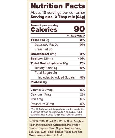 Bob's Red Mill Gluten Free Homemade Bread Mix - 16 oz (453 g) - Buy Online on GoSupps.com