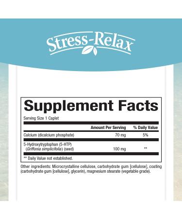 Natural Factors Stress-Relax 5-HTP 100mg | 60 Enteric Coated Caplets for Mood Support - Buy Online on GoSupps.com
