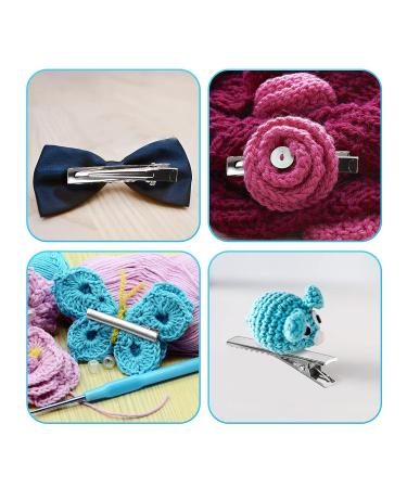 70 Pcs Alligator Hair Clips Set - Oversized Metal Silver Hair Bow Clips for Women - Single Prong Hairpins for Hairdressing Salon and DIY Crafts - 3 Sizes (3.9-2.2-1.8 inch) - Buy Online on GoSupps.com