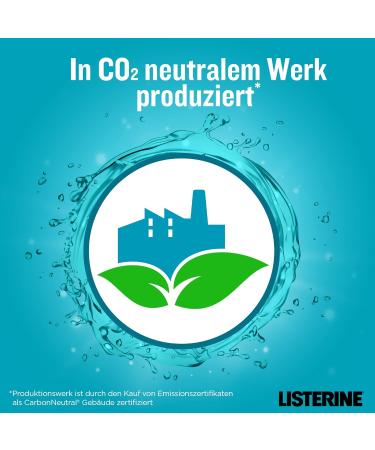 LISTERINE Cool Mint Mouthwash 1L - Antibacterial Essential Oils & Intense Mint Flavor - International Shipping Available - Buy Online on GoSupps.com