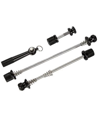 Point quick release axle set - with quick release lever black