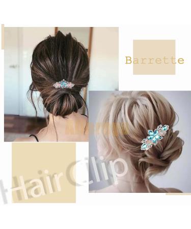 Allereya Pearl Hair Comb Barrette Pearl Hair Barrette Comb Faux Pearl Wedding Headpieces French Pearl Head Comb Clip Decorative Headwear Bride Hair Accessories for Women and Girls (Style C) - Buy Online on GoSupps.com