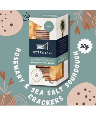 Peter's Yard Crackers Crispbread Pick N Mix - Choose From 6 Flavours | Poppy Seed Sourdough Fig & Spelt Rosemary-SeaSalt Pumpkin & Sunflower Seed Oregano Oil - Pack of 3 - Buy Online on GoSupps.com