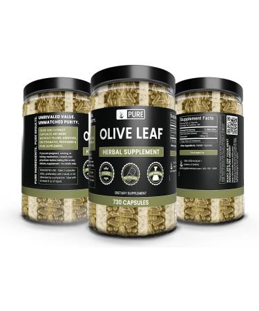 Pure Original Olive Leaf Extract Capsules - 730 Count | Lab Verified, No Fillers | 100% Natural Ingredients - Buy Online on GoSupps.com