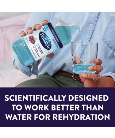 Pedialyte Electrolyte Drink Hydration Drinks for Kids & Adults Iced Berry 1 Liter Pack of 4 Iced Berry 33.8 Fl Oz (Pack of 4) - Buy Online on GoSupps.com
