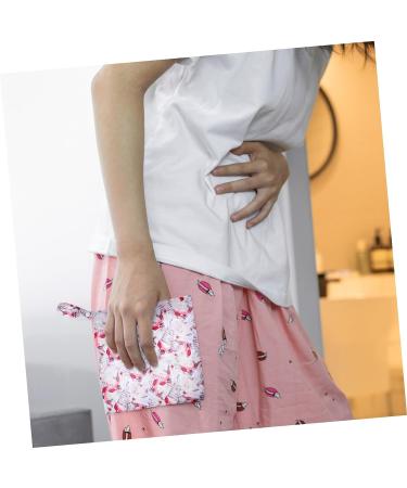 Healeved 7pcs Women's Reusable Period Pads Set with Storage Bag - Washable Cloth Panty Liners for Menstrual Hygiene - Buy Online on GoSupps.com