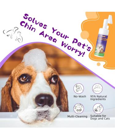 Cat Chin Blackhead Cleaner 5oz (150 ml) 2 in 1 No-Rinse Pet Chin Mousse Control Acne & Degreases Tails Cruelty-Free Pet Hair Health Cleaner - Dryness | Oil | Dirt - Buy Online on GoSupps.com