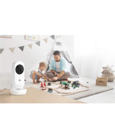 Motorola Ease 44 Connect WiFi Baby Monitor with Camera - 4.3 Display - Night Vision Lullabies - Room Temperature Monitoring - White - Buy Online on GoSupps.com
