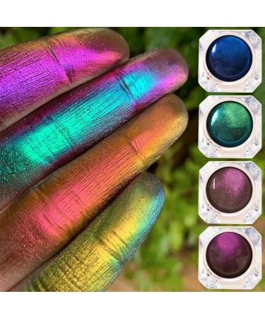 Chameleon Eyeshadow Multi-Chrome Pigments - Versatile Glitter for Makeup Lipstick & Nail Polish - Buy Online on GoSupps.com