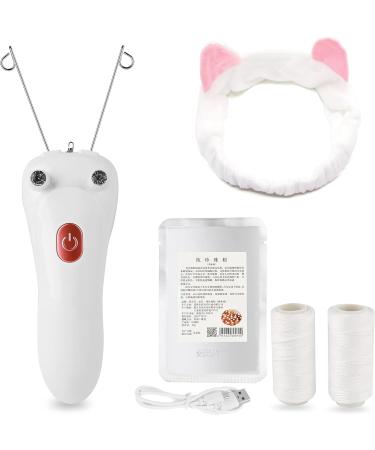 USB Rechargeable Face Epilator & Electric Eyebrow Threading Tool for Women - Buy Online on GoSupps.com