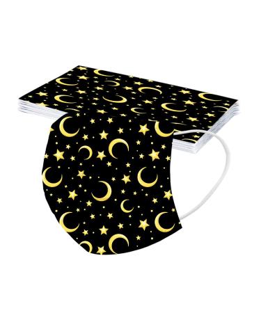 ZQP 2021 Happy New Years Face Bandanas Adults Disposable Face Bandanas Adults Christmas 3-Ply Face Balaclava 10PCS A1124-129