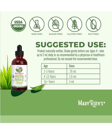 MaryRuth's Vitamin K2+D3 Gummies (Peach Mango & Apricot) & USDA Organic Probiotic Drops | Clean Label Project Verified | Vitamins for Joint Support & Overall Health | Vegan Non-GMO Gluten Free - Buy Online on GoSupps.com