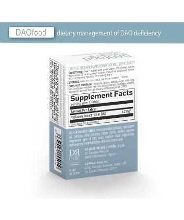 DR Healthcare DAOfood DAO Enzyme - 60 Tablets - Buy Online on GoSupps.com