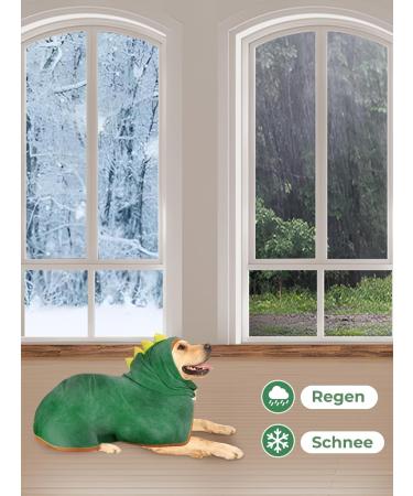 Bibykivn Dogenkademel XL Green Microfiber Dog Bath Towel - Adjustable Quick-Drying & Absorbent Bathrobe with Velcro Fastener for Large & Medium Dogs - Buy Online on GoSupps.com