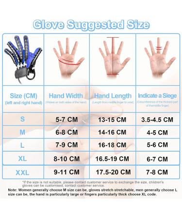 Rehabilitation Robot Gloves for Stroke Hemiplegia Patients Equipment for Hand Pain Relief Therapy Hand Exerciser Aids Robotic Glove(Size:Right Hand M Color:Blue) Right Hand M Blue - Buy Online on GoSupps.com