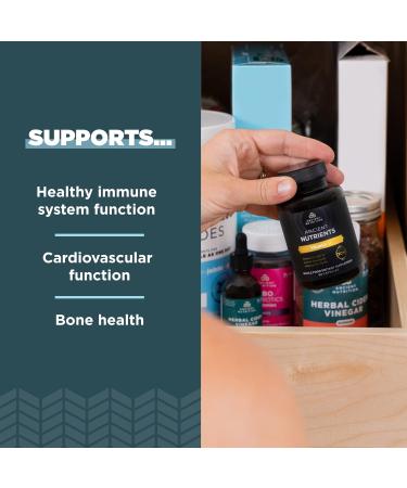 Ancient Nutrition Vitamin D Capsules 60 Count + Vitamin C Capsules 60 Count - Buy Online on GoSupps.com