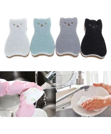 Soft Sponge Set Gentled Cleaning Sponge Pad for Kitchen Dish Washing Bathroom Cleaning Pad - Buy Online on GoSupps.com