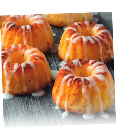 Zerodeko Doughnuts 3pcs 6 Mould for DIY Dessert Cake Mold Cake Baking Mold Cake Making Shape Silicone Bake Baking Mould Small Baking Utensils DIY Cake Mold mediumx3pcs Redx3pcs - Buy Online on GoSupps.com