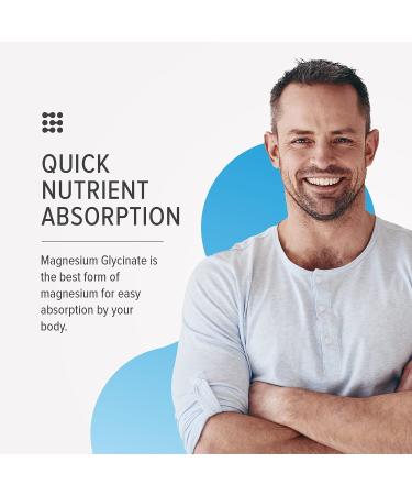 USA Medical Magnesium Glycinate Capsules | High-Absorption Formula for Optimum Health | Supports 300+ Bodily Processes | 60 Veggie Caps - Buy Online on GoSupps.com