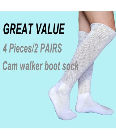 CIRZUEX Air cast Walker Boot Replacement Socks - 2 Pairs Orthopedic Fracture Boot Socks - Buy Online on GoSupps.com