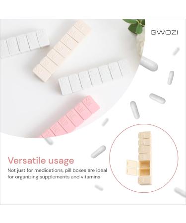 Large 7-Day Pill Organizer | Travel-Friendly Weekly Medication & Vitamin Case - Buy Online on GoSupps.com