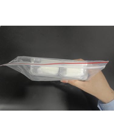 Kalolary 400 Pcs Extra Long U-Curve Acrylic Nail Tips - Natural Color Full Cover C Curve Fake Nails for Nail Art & Extensions - Buy Online on GoSupps.com
