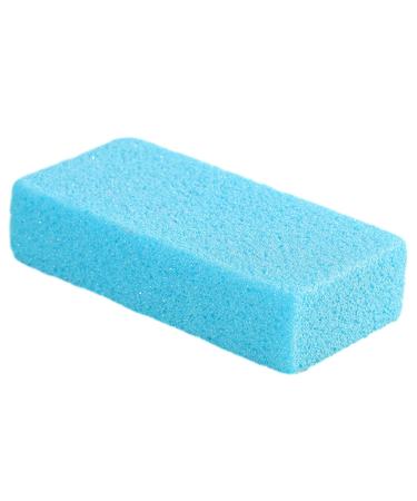 Bimsstein bar pumice stone foot scrubber PU-footstone 2-page pedicure footfish high-quality footstone scrub peeled dead skin cells foot scraps for cracked heel repair healthy footpf blue