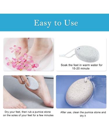 3 Pcs Pumice Stones for Feet Foot Pumice Stone for Feet Double Sided Foot Brush Dead Skin Remover for Feet Foot Exfoliator Scrubber for Corn Dead Skin Cracked Heel Remover for Feet - Buy Online on GoSupps.com