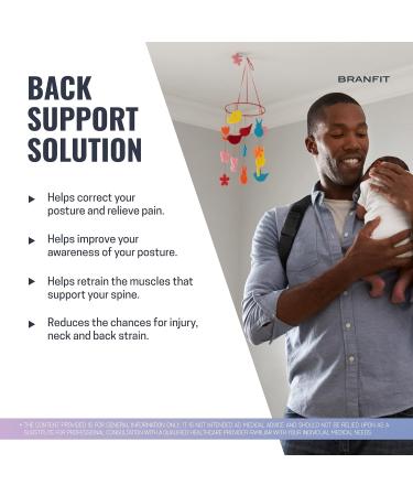 Posture Corrector for Men & Women | Shoulder & Back Brace for Upper Back & Neck Pain Relief | Breathable Design - Buy Online on GoSupps.com
