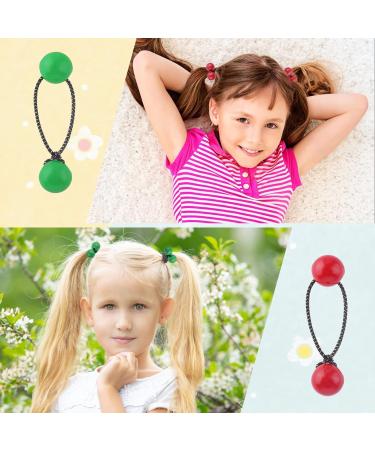 24 Pieces Ball Hair Ties Hair Balls for Girls Hair 20mm Large Elastic Hair Ties with Balls Twin Bead Bubble Hair Ties Colorful 80s 90s Hair Elastic Accessories Ball Hair Ties for Kids Girls Women - Buy Online on GoSupps.com