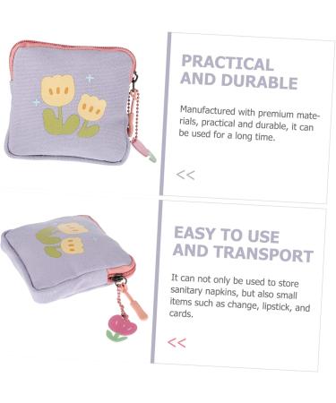 Buy Gogogmy Women's Bandages Storage Bag - Flower Pattern Multi-Purpose Pocket for Tampons Coins & More | Portable Ladies Binding Pocket - Buy Online on GoSupps.com
