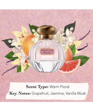 Tocca Cleopatra Perfume for Women 1.7oz (50 ml) - Warm Floral Grapefruit Jasmine & Vanilla Musk Fragrance 1.7 Fl Oz (Pack of 1) - Buy Online on GoSupps.com