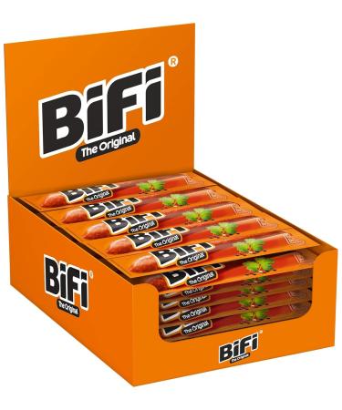 BIFI Original Spicy Sausage Bundle - 40s Pack Hearty Salami Snacks & Currywurst - Smoked Mini Wurst - International Shipping Available - Buy Online on GoSupps.com
