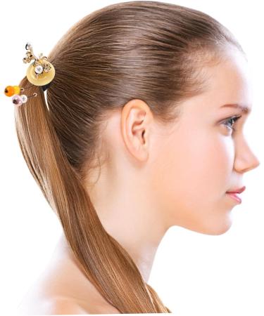 Didiseaon 1pc Hair Accessories Hair Rope Flower Hairbands Retro Hair Ties Scrunchy Hair Ties Retro Hair Loop Crystal Hair Ring Vintage Headdress Copper Etc. Agate Chinese Style - Buy Online on GoSupps.com