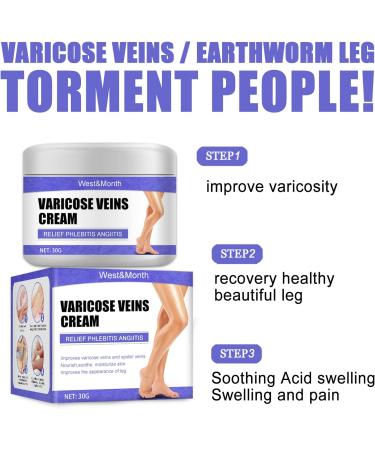 Gel Rafra chissant Pour Varices Sur La Jambe Onguent Veineux Cr me Variqueuse Contre Les Veines D'araign e Am liore L'apparence Des Jambes Et La Circulation Sanguine - Buy Online on GoSupps.com