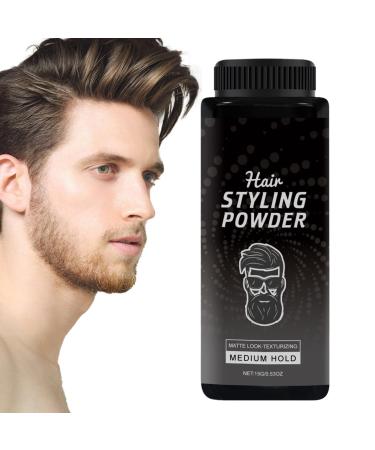 Mens Styling Powder15g Lightweight Matte Finish Styling Essentials Natural Volumizing Hair PowderFor Adults Lovers Family Father Grandfather Husband Son